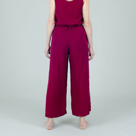 Tencel Damenhose lang in Berry Pink; Urheber: Mini & Eve
