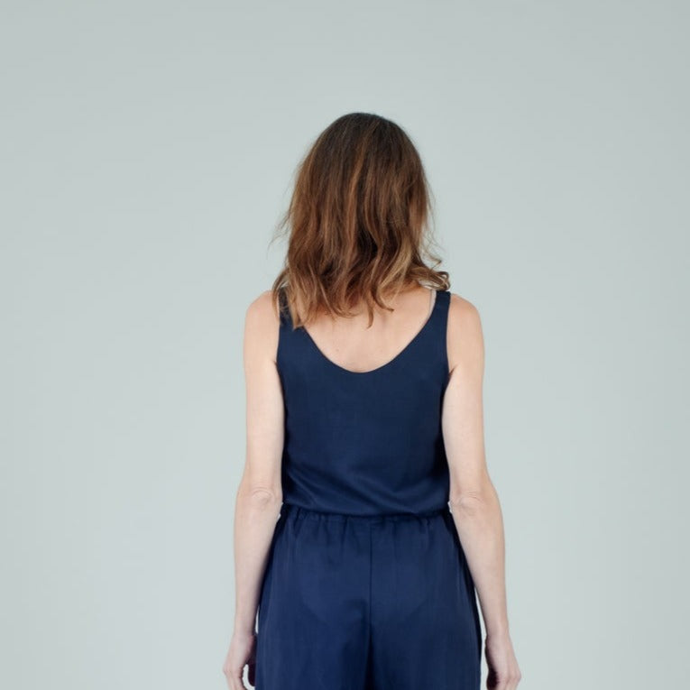 Tencel-Shirt für Damen in Dunkelblau, Urheber: Mini & Eve