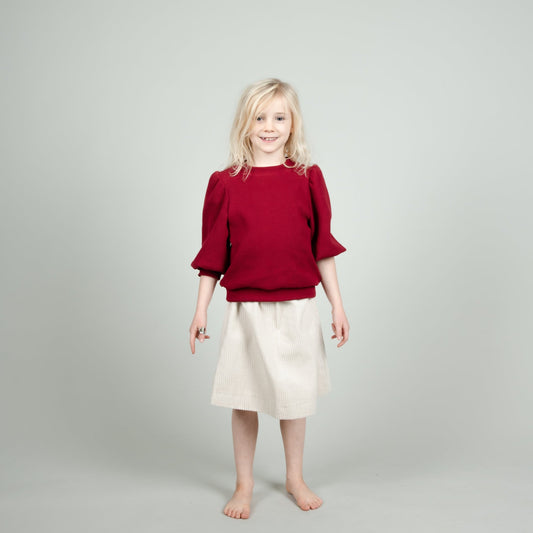 Kinder-Rock in Creme Weiß, Cord, Urheber: Mini & Eve