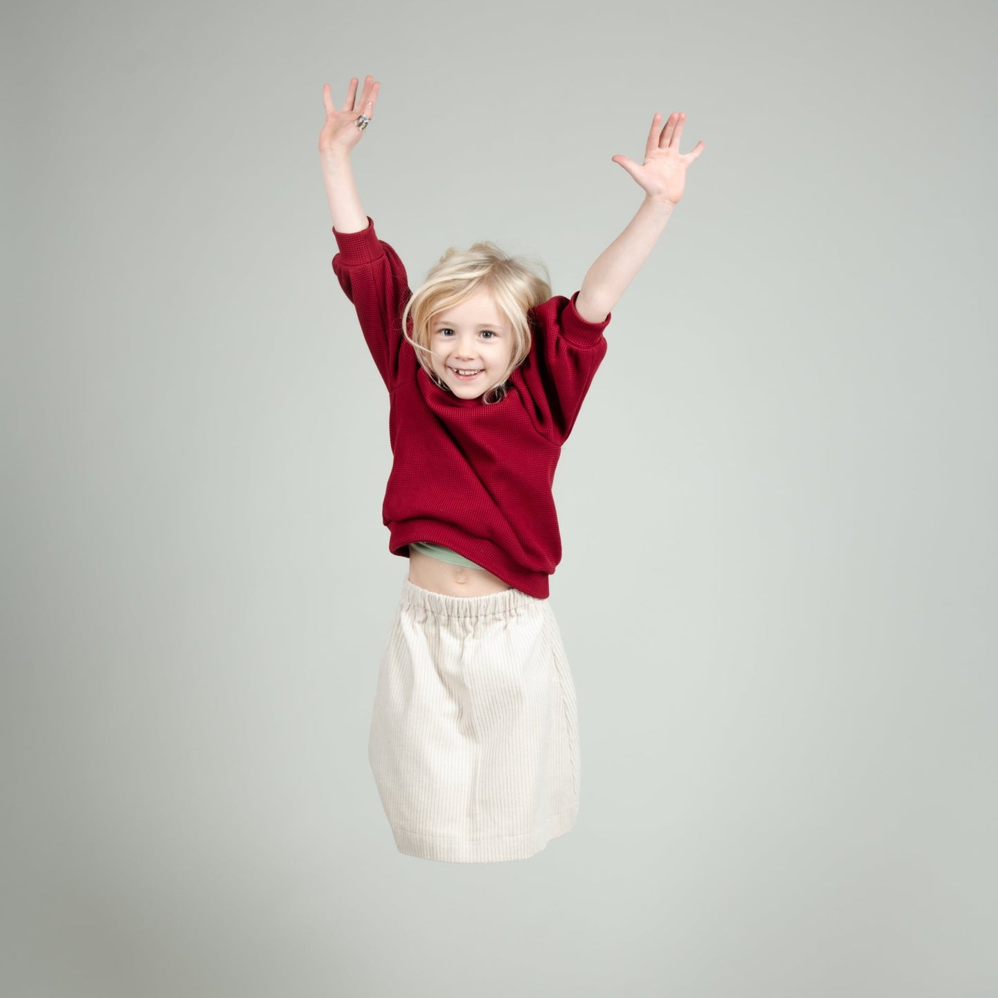 Kinder-Rock in Creme Weiß, Cord, Urheber: Mini & Eve