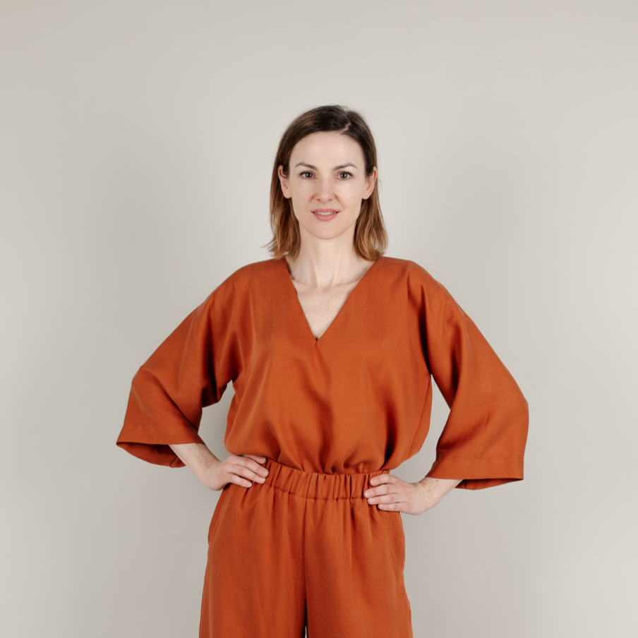 Mini & Eve "Amy" Rost Tencel-Damenshirt