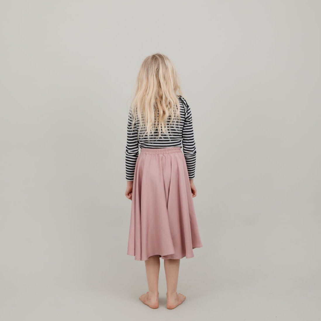 Tencel Tellerrock in Rosa für Kinder; Drehrock für Mädchen; Urheber: Mini & Eve