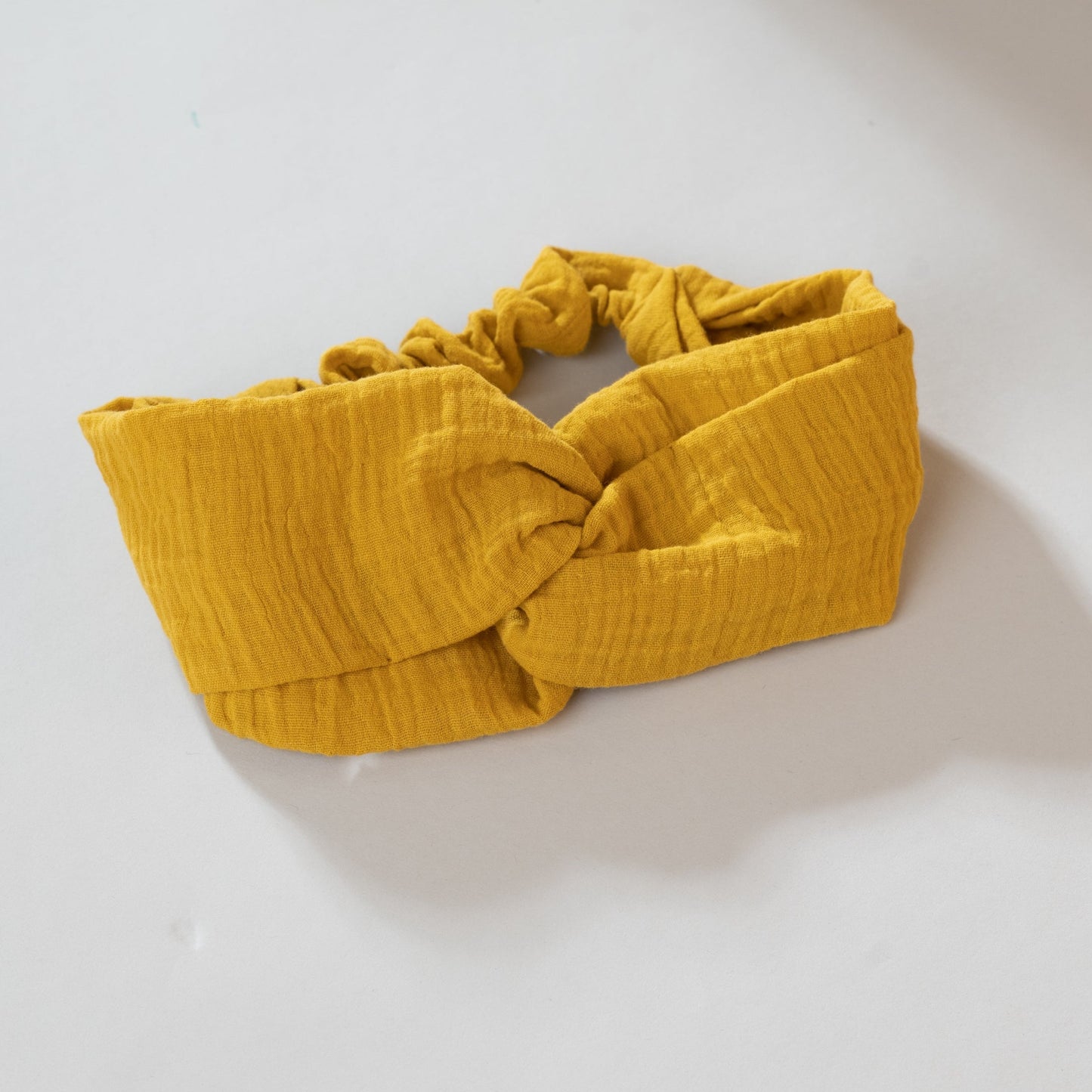 Musselin Turban Stirnband curry gelb, Erwachsene, Urheber: Mini & Eve