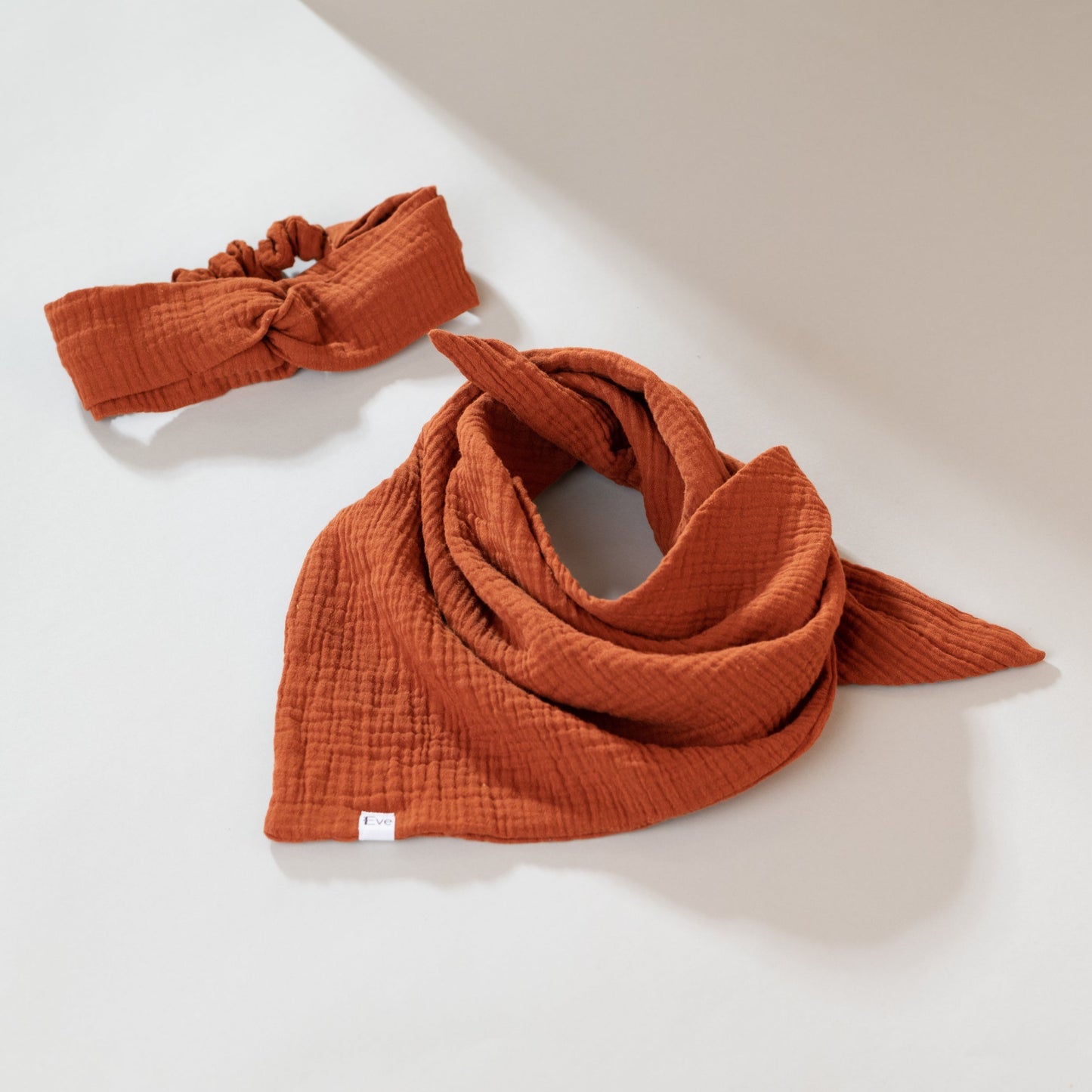 Musselin Halstuch Terracotta Mini, Mädchen, Kind; Urheber: Mini & Eve