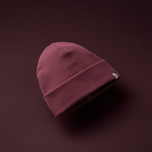Beanie Haube Mütze Purple Violett Rot