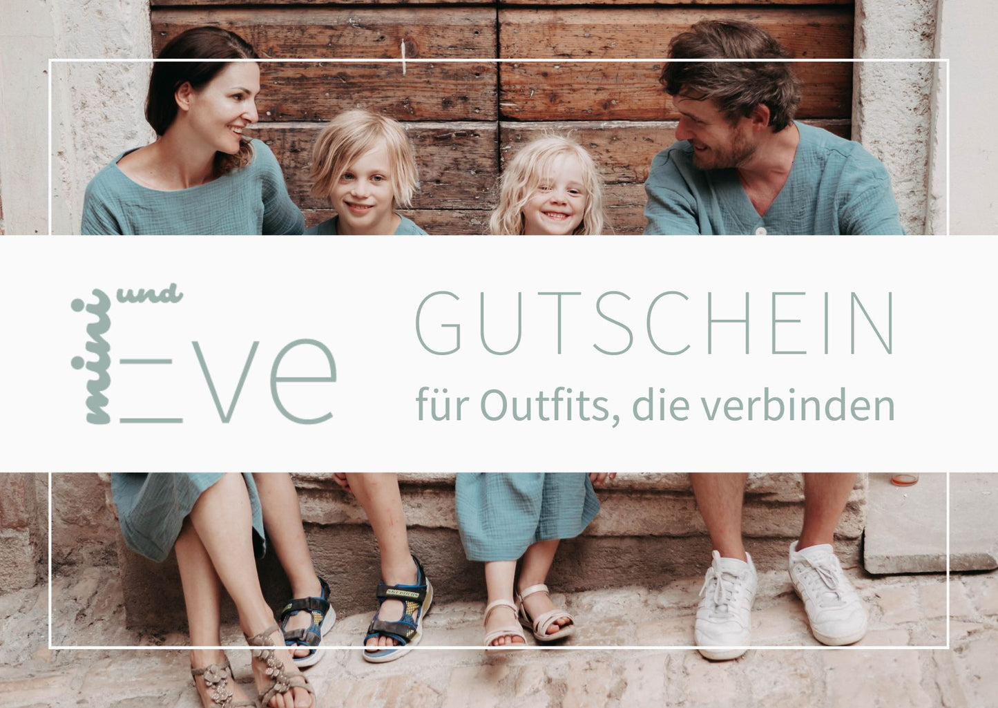Mini & Eve Geschenk Gutschein für Outfits die verbinden