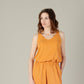 Tencel Damenshirt mit Trägern in der Farbe Mango, Urheber: Mini & Eve