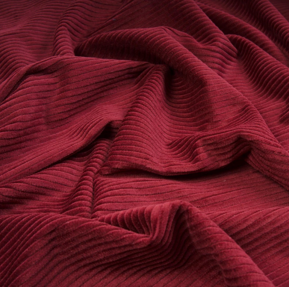 Mini & Eve "Emma" Cord-Damenhose Weinrot