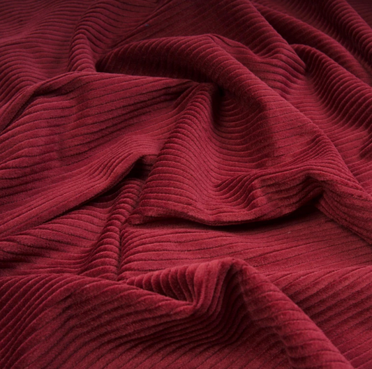 Mini & Eve "Emma" Cord-Damenhose Weinrot