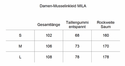 Mini & Eve "Mila" Musselin-Damenkleid Dunkelblau