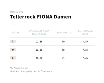 Mini & Eve "Fiona" Rosé Damen Tencel-Tellerrock