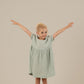 MIA Kinderkleid Musselin Mint Vorderansicht, Urheber: Mini & Eve