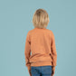 Sweater für Kinder, Rückenansicht, Papaya, Orange, Urheber: Mini & Eve