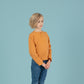 Kindershirt Tencel in der Farbe Mango mit Knopfleiste, Gelb, Urheber: Mini & Eve