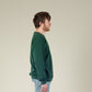Herren-Sweater Damen-Sweater Unisex-Sweater Grün, Seitenansicht rechts, Urheber: Mini & Eve